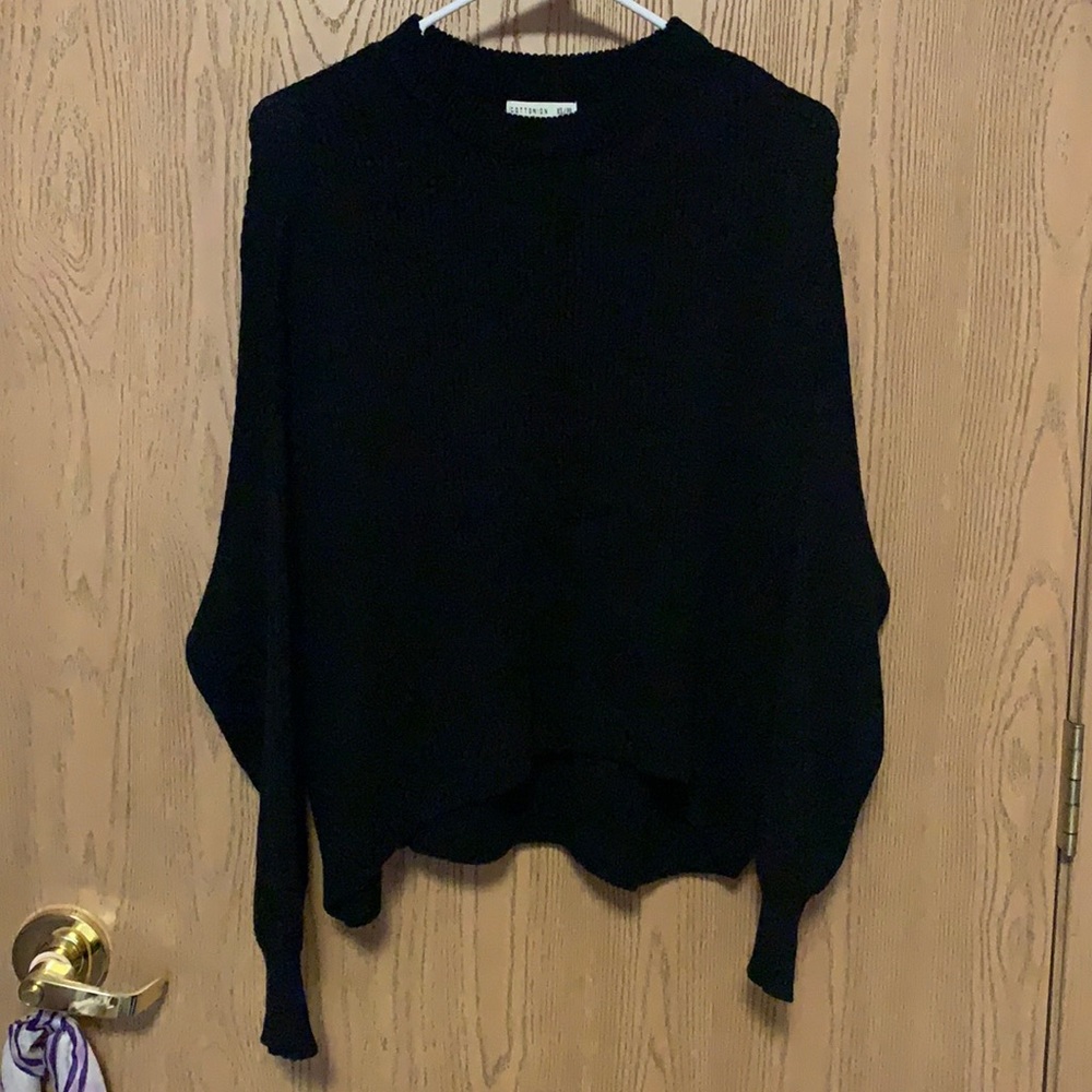 Cotton On slouchy knitted black sweater